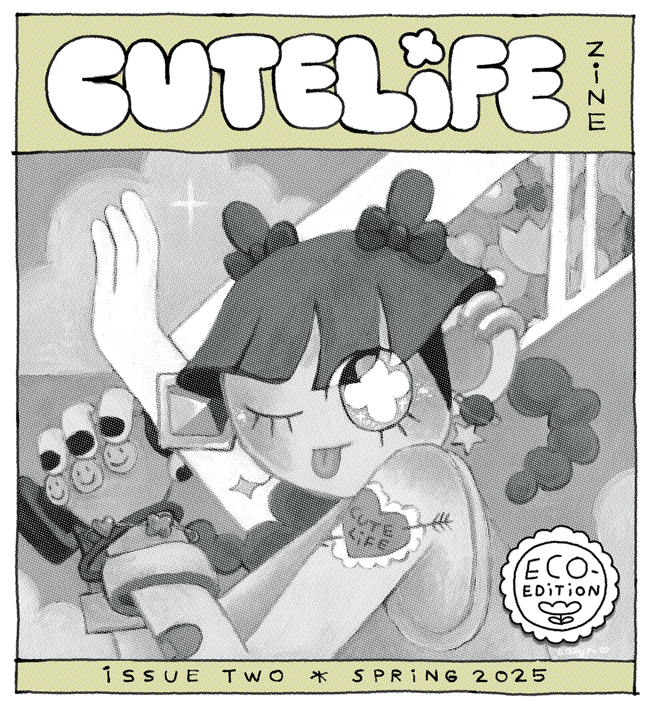cover of cutelife issue one: eco version